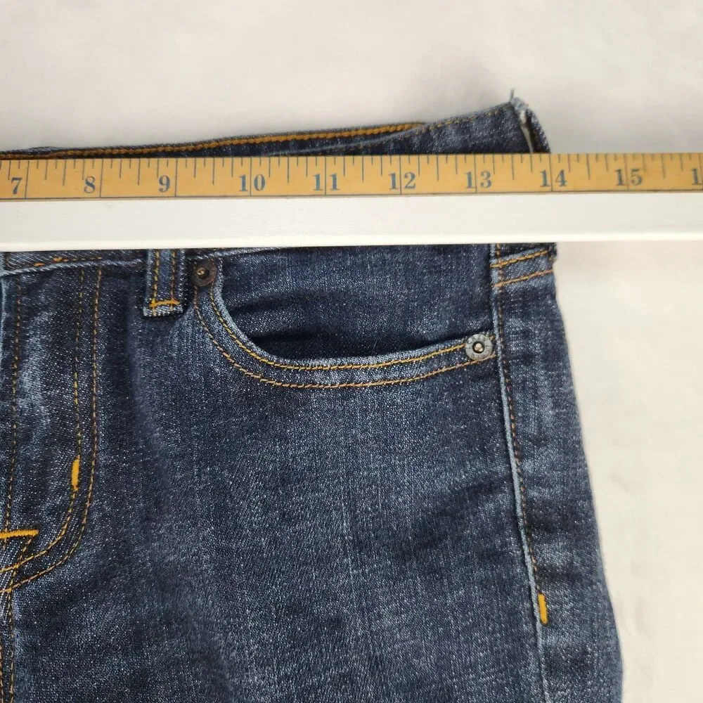 J. Crew Toothpick Skinny Jeans Womens 25 Denim Stretch Low Rise 5‎ Pocket Pants